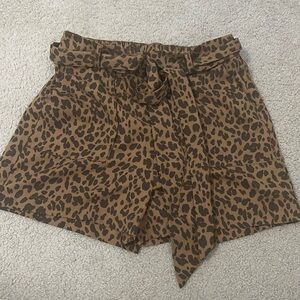 Cheetah/ Leopard print shorts